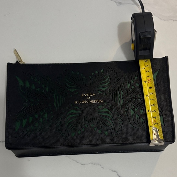 Aveda Iris Van Herpen Black and Green Pouch - Picture 2 of 6